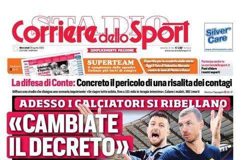 PRIMA PAGINA - Bianchi al CdS Campania: "Questa non è più vita, non sappiamo come andrà a finire"