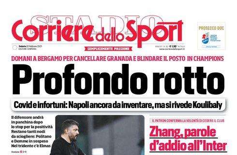 PRIMA PAGINA - Cds Campania: “Profondo rotto"