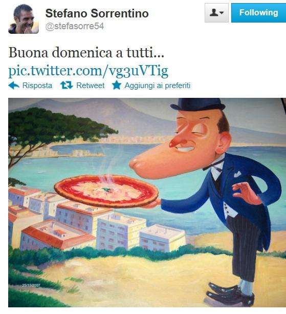 FOTO - Sorrentino su Twitter: "Buona domenica a tutti"