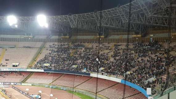 San Paolo desolante con l'Empoli: si va verso il record negativo, al di sotto dei 19mila col Chievo
