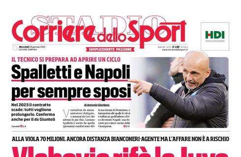 PRIMA PAGINA - CdS Campania: "Spalletti e Napoli per sempre sposi"