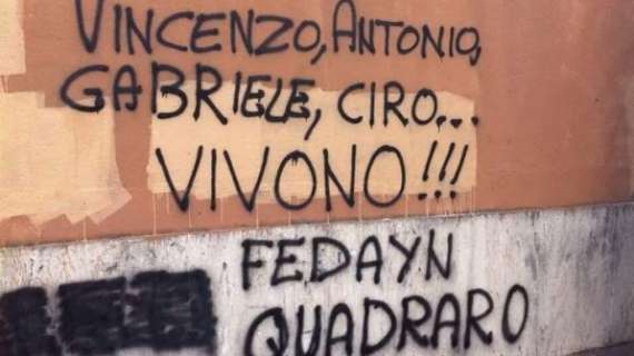 A Roma spunta un messaggio dei Fedayn Quadraro: “Vincenzo, Antonio, Gabriele, Ciro... vivono!”
