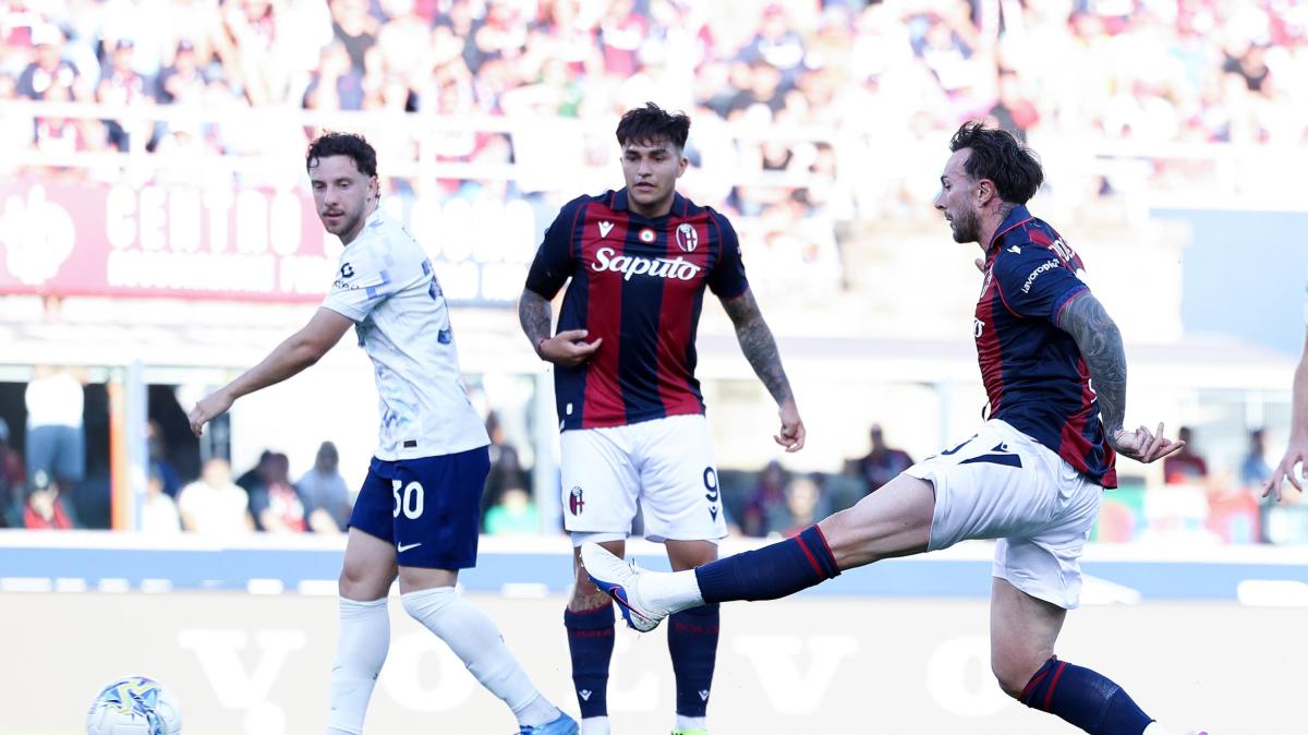 Bologna e Inter non si risparmiano: rimonta e controrimonta, finisce 3-3