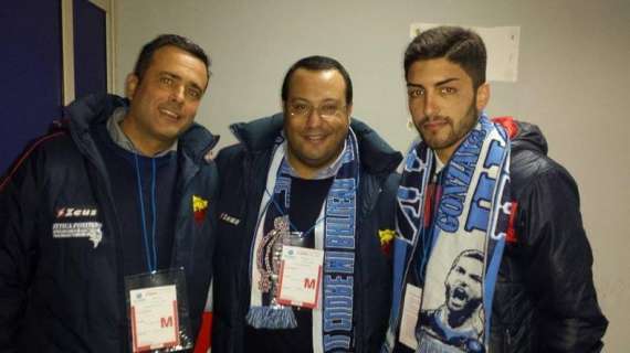 FOTO TN - Al San Paolo Esposito, l'autore del fallo su Higuain: "Non vedo l'ora di vederlo segnare!"