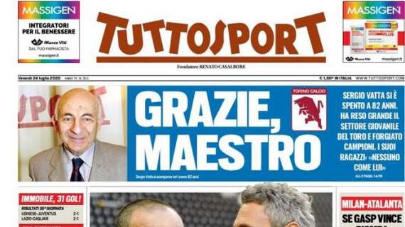 PRIMA PAGINA - Tuttosport: "Sarri, ora spiegaci!"
