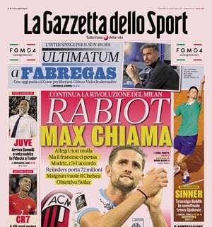 La Gazzetta dello Sport: "Rabiot, Max chiama. Inter, ultimatum Fabregas"