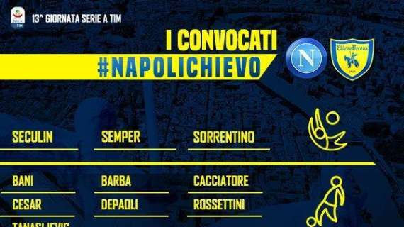 FOTO - Il Chievo ufficializza i convocati per Napoli: tornano Djordjevic e Cacciatore, out Giaccherini