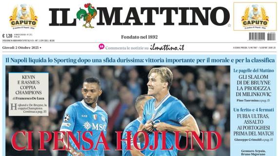 Il Mattino: "Ci pensa Hojlund"