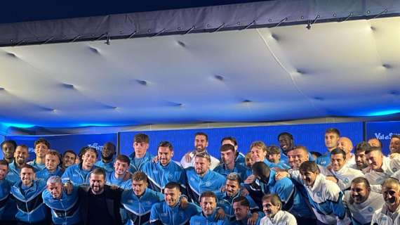La dedica di Di Lorenzo a fine presentazione: "Salutiamo Danielino e la famiglia"