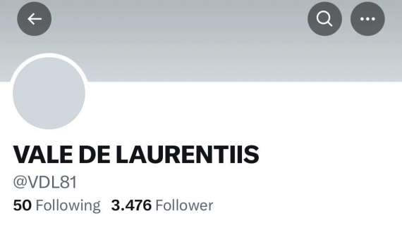 Valanga di insulti da pseudo-tifosi: Valentina De Laurentiis disattiva account Twitter