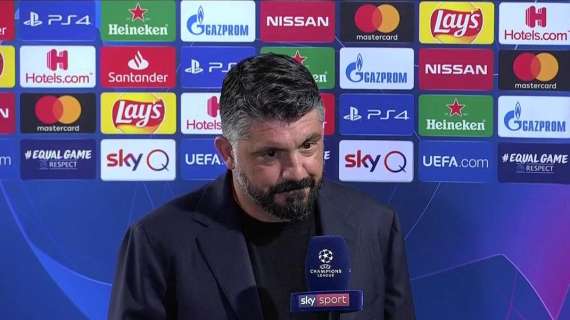 Gattuso a Sky: "Gara regalata ad un Barça in difficoltà! Creato il doppio. Mi brucia, potevamo farcela..."