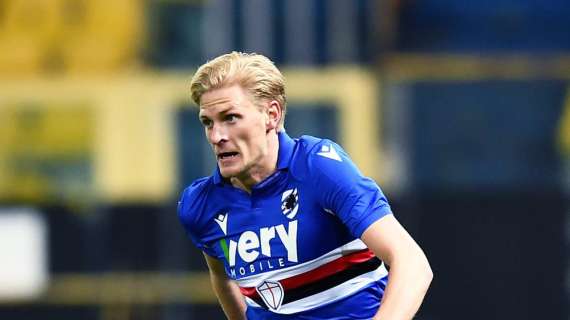 Sampdoria, Thorsby sul gol annullato: "Un peccato, per me era un contatto normale"