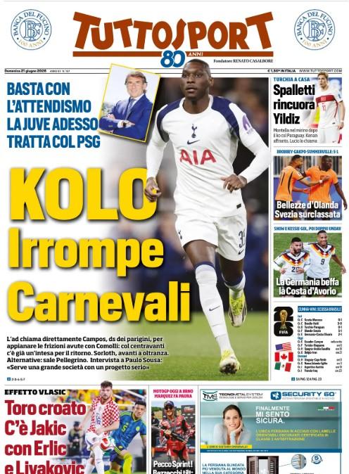 Juventus, Kolo Muani il primo colpo di calciomercato? Tuttosport: "Irrompe Carnevali"