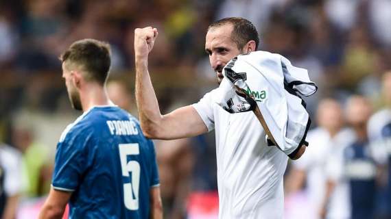 Juventus, Chiellini non molla la squadra: sarà in panchina per tutte le partite