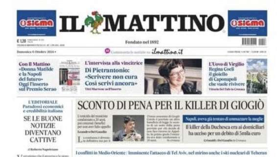 Il Mattino: "Il signore delle vittorie"