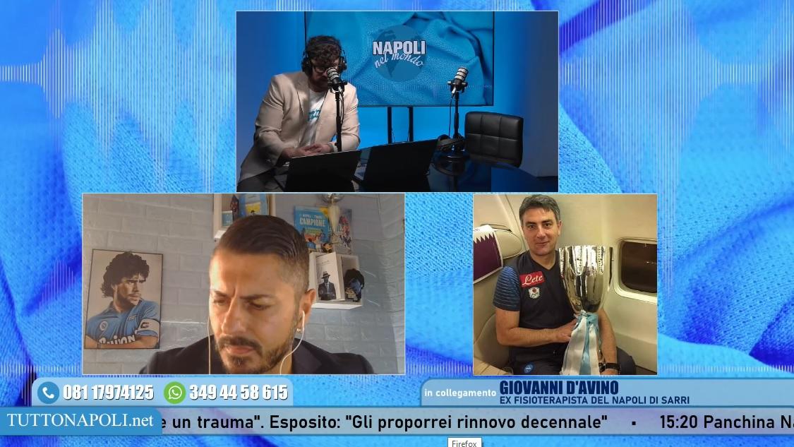 Ritorno Sarri? L'ex fisioterapista: "Se viene, ingiusto fare paragoni con quel Napoli"