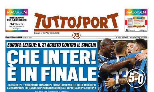 PRIMA PAGINA - Tuttosport: "Higuain blocca la Juve" Che Inter, è in finale"