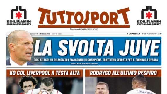 PRIMA PAGINA - Tuttosport: "Lazio, Napoli e Roma: tocca a voi!"