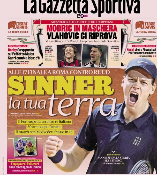 La Gazzetta dello Sport: "Napoli, vinci a Pisa e ci sei. Poi l'incontro con Conte"