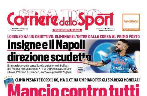 PRIMA PAGINA - CdS Campania: "Insigne e il Napoli: direzione scudetto"