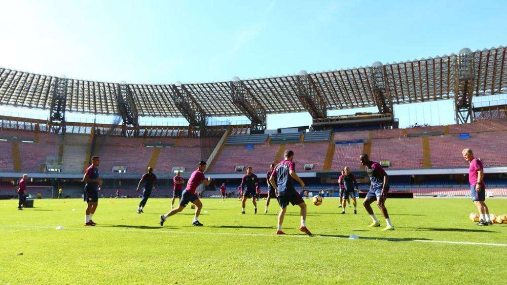 FOTOGALLERY - Manchester City, allenamento al San Paolo: "In una Napoli soleggiata!"