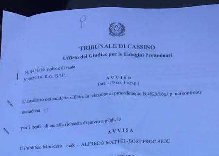 UFFICIALE - Maradona-Equitalia, Diego assolto dal reato di diffamazione: ecco la sentenza