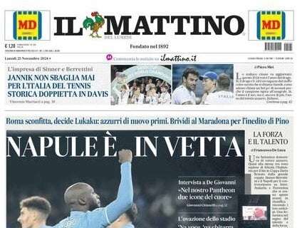 Il Mattino: "Napule è in vetta"