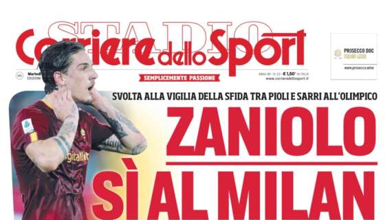 PRIMA PAGINA - Corriere dello Sport: “Sono Napoli e Arsenal le due regine d’Europa”