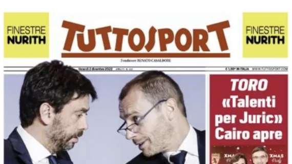 PRIMA PAGINA - Tuttosport: “Juve sotto assedio”