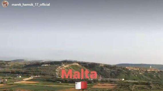 VIDEO - Trasferta a Malta per la Slovacchia di Hamsik, il capitano si gode lo splendido panorama 
