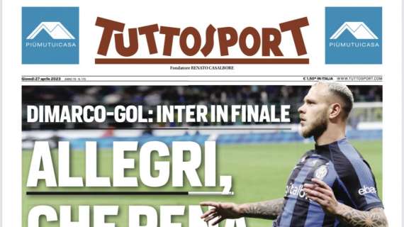 PRIMA PAGINA – Tuttosport: “Allegri, che pena”