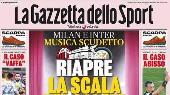 PRIMA PAGINA - Gazzetta: "Napoli ringhia, Insigne si scusa"