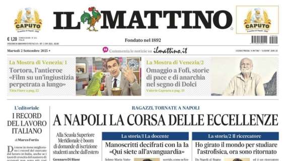 Il Mattino: "Il Napoli avrà la sua casa 'azzurra'. De Laurentiis: ecco la prima pietra"