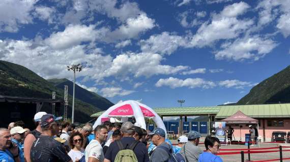 Già lunghe code per Napoli-Arezzo: tutti in fila per il primo test amichevole
