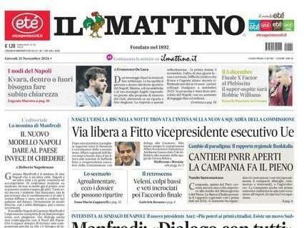 Il Mattino: "Kvara, dentro o fuori: bisogna fare subito chiarezza"