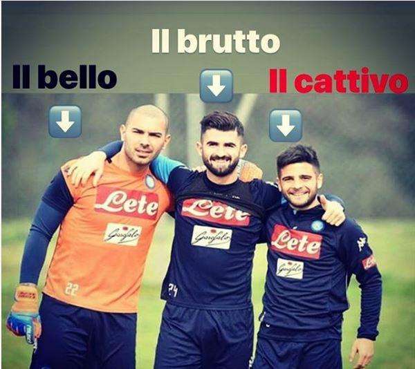 FOTO - Sepe scherza con Hysaj ed Insigne: "Il bello, il brutto ed il cattivo"