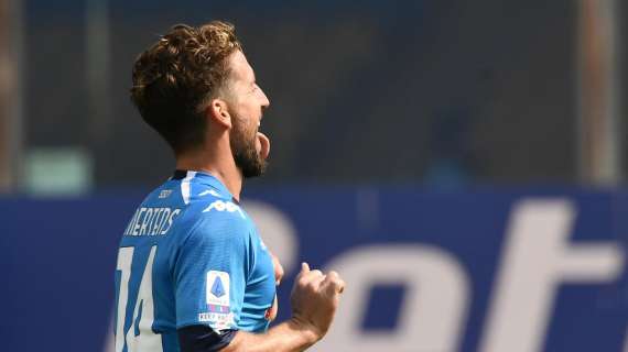 Ssc Napoli ricorda: "Il primo gol stagionale è ancora di Mertens. Insigne a segno da tre esordi"