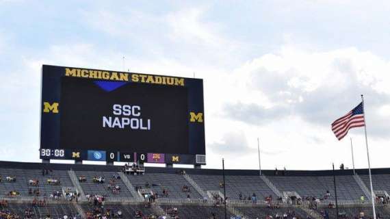 Napoli-Barcellona, il dato ufficiale sugli spettatori presenti al Michigan Stadium