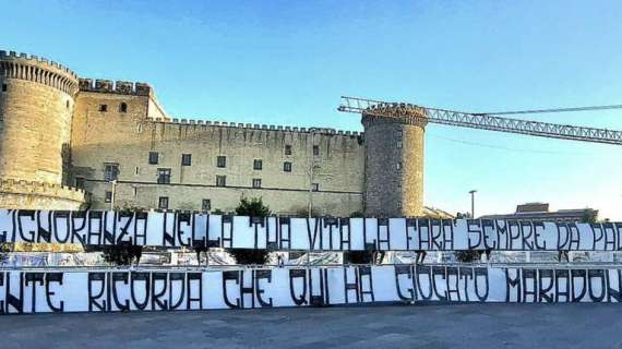 La Curva A contesta Osimhen: "Pezzente, ricorda che qui ha giocato Maradona!"