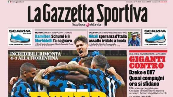 PRIMA PAGINA - Gazzetta sullo slittamento del Napoli: "Perin positivo, Genoa alle 18"
