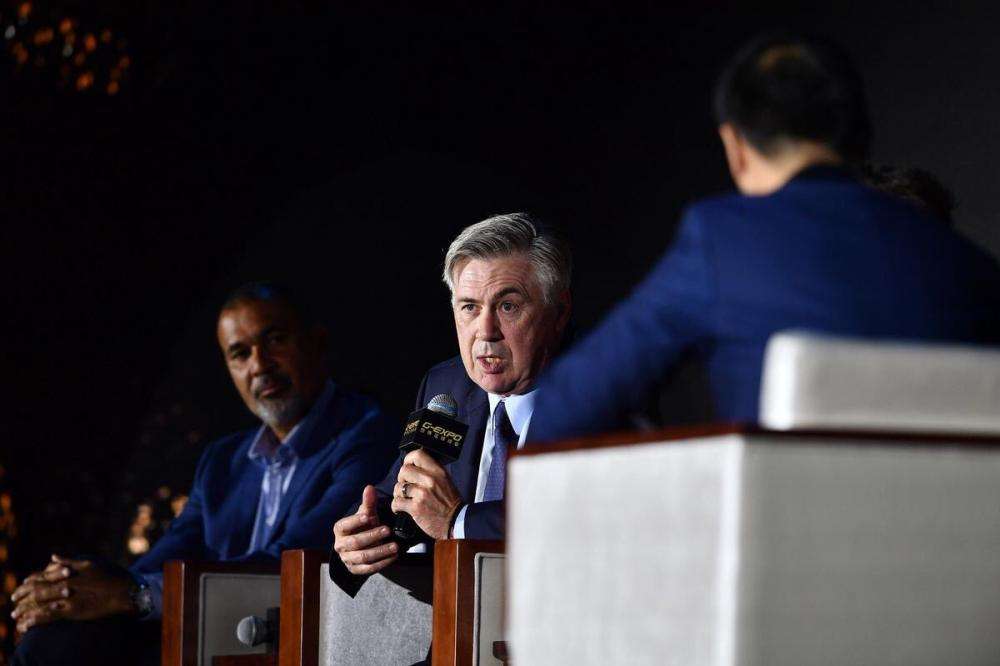 FOTOGALLERY - Ancelotti ospite al G-Expo in Cina: "Allenare qui può essere una possibilità per il futuro"