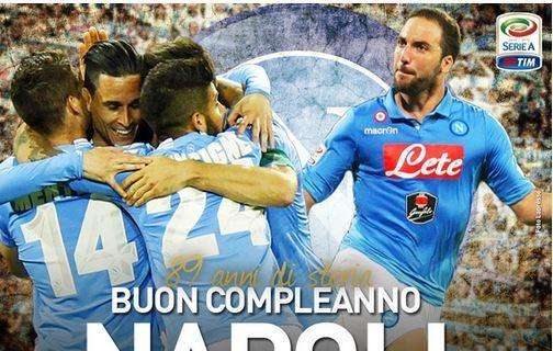 FOTO - Buon compleanno Napoli: Gli auguri della Lega Serie A 