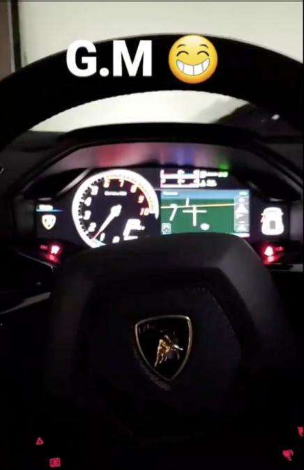 VIDEO - Hysaj mostra il suo nuovo bolide su Instagram