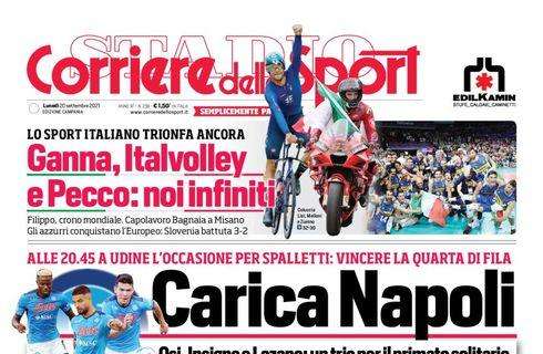 PRIMA PAGINA - CdS Campania: "Carica Napoli"