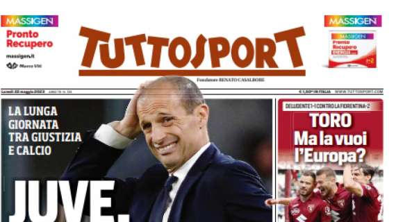 PRIMA PAGINA – Tuttosport: “Napoli, ansia Spalletti. Inter, ansia Champions”