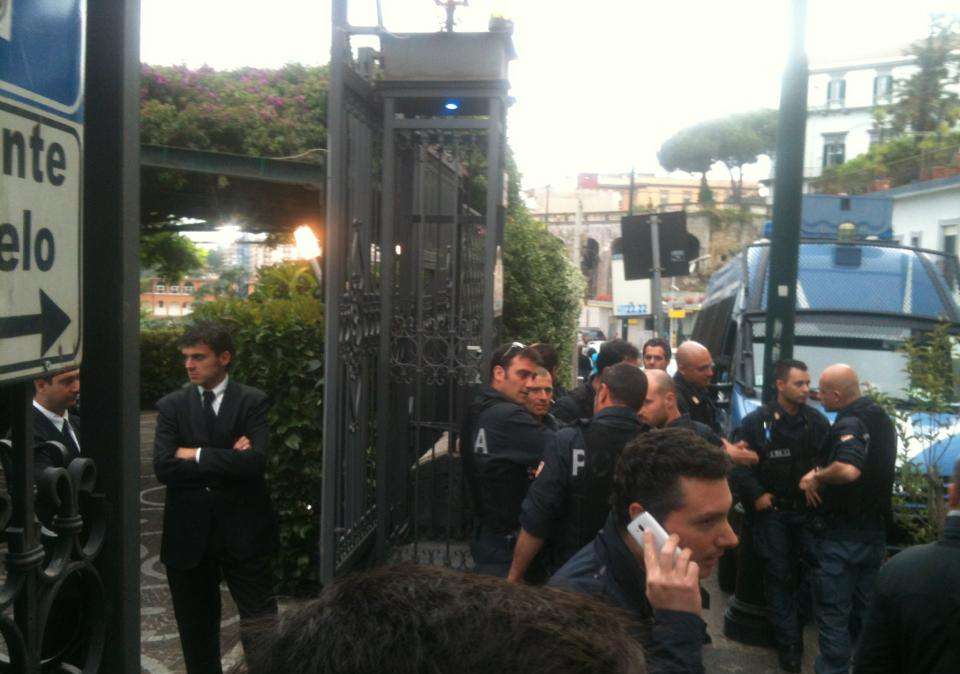 FOTOGALLERY LIVE - Cena a Villa D'Angelo: azzurri al Vomero con De Laurentiis e Mazzarri, presenti anche i comici di Made in Sud