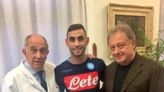 FOTO - SSC Napoli: "Ghoulam, visita a Villa Stuart: tutto procede per il meglio"
