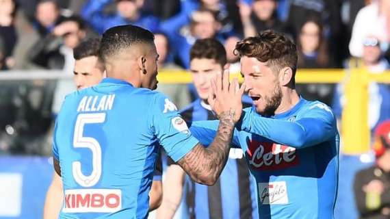 Atalanta-Napoli 0-1, le pagelle: Dries firma la vittoria più importante! Difesa mostruosa, Allan e Callejon infiniti! 