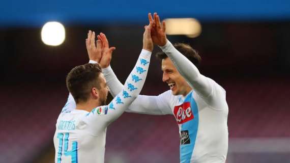 Continua il momento positivo del Napoli: 7 vittorie e un pareggio nelle ultime 8 gare