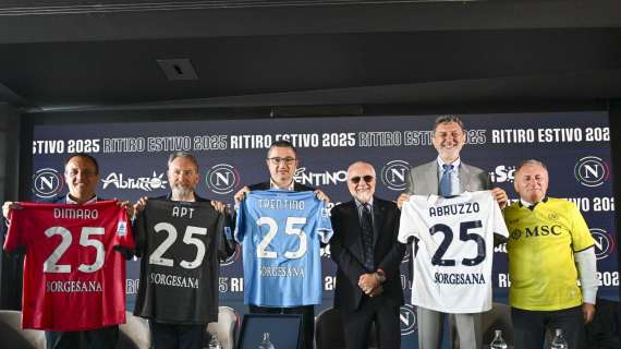 Ritiri SSCNapoli 2025/26, i migliori scatti della presentazione